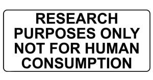 NOT SOLD FOR HUMAN OR ANIMAL CONSUMPTION!