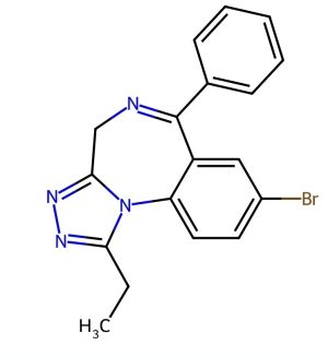 Counterfeit 2mg Generic Xanax Bars (Actual: Ethylbromazolam 5mg)