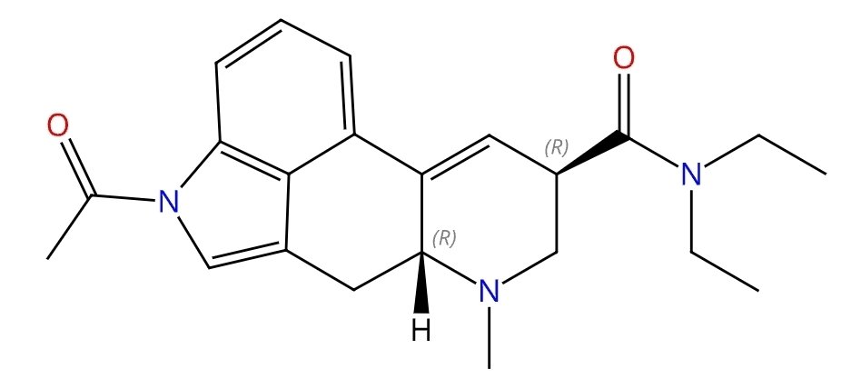1A-LSD 200mcg Blotter solution made from l-Hemi Tartrate salt (ethanol)